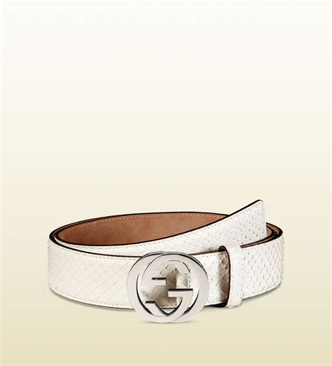 women white gucci belt|high waist Gucci belt.